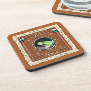 Frosch - Reinigen von Cork Untersetzer Set 6