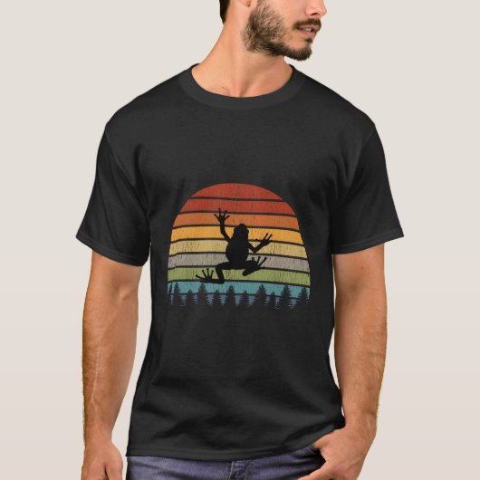 Frosch Retro Vintag T-Shirt (Vorderseite)