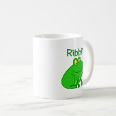 Frosch Ribbit Kaffeetasse (VorderseiteRechts)