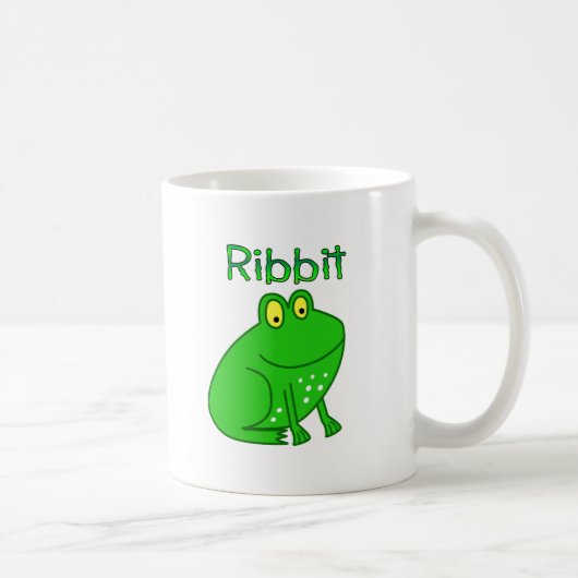 Frosch Ribbit Kaffeetasse (Rechts)