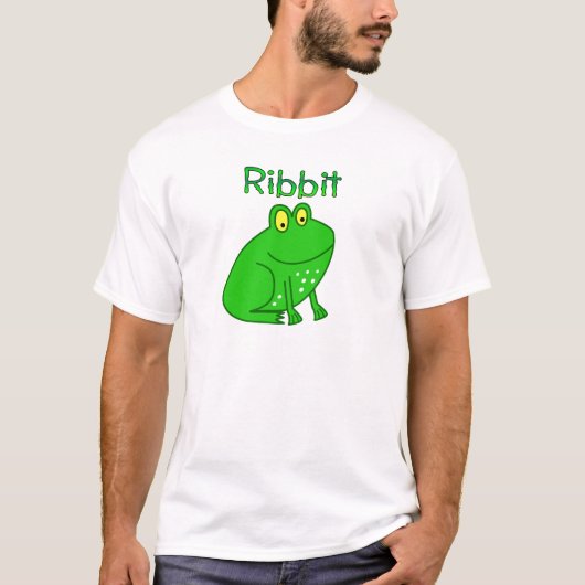Frosch Ribbit T-Shirt (Vorderseite)