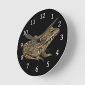 Frosch Runde Wanduhr (Winkel)