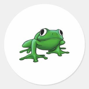 Frosch Runder Aufkleber