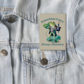 Frosch sarkastisch manchmal fancy immer Shmancy Button (Insitu)