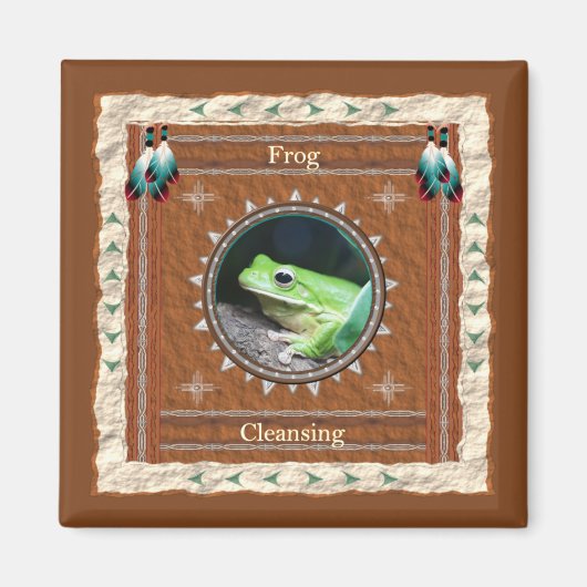 Frosch - Säuberungsmagnet Magnet (Vorne)