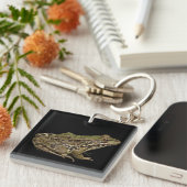 Frosch Schlüsselanhänger (Vorderseite rechts)