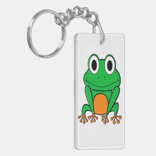 Frosch Schlüsselanhänger (Vorderseite links)