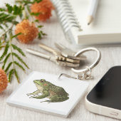 Frosch Schlüsselanhänger (Vorderseite rechts)