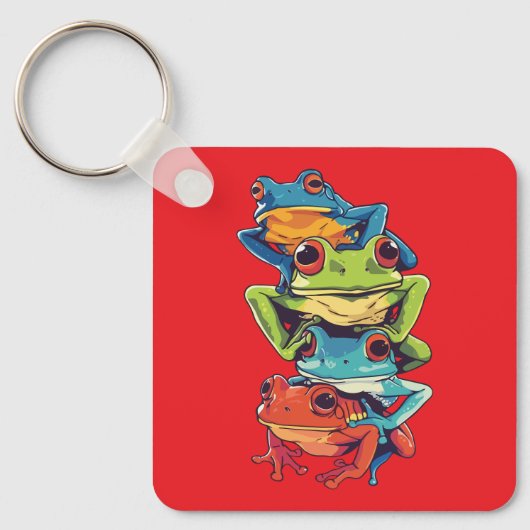 Frosch Schlüsselanhänger (Vorderseite)