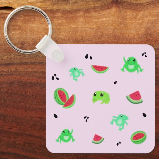Frosch-Schlüsselanhänger Schlüsselanhänger (Vorderseite)