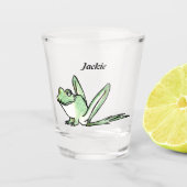 Frosch Schnapsglas (Vorderseite)