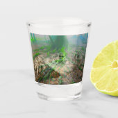 Frosch Schnapsglas (Vorderseite)