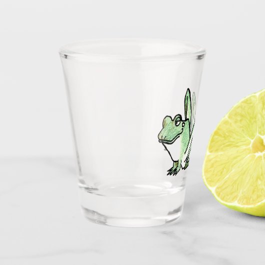Frosch Schnapsglas (Links)