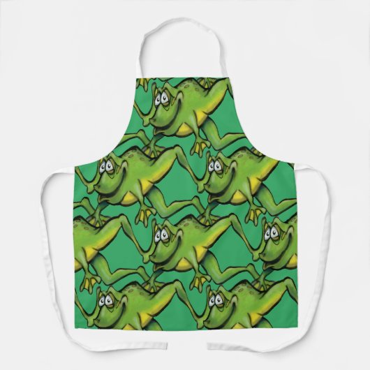 Frosch Schürze (Vorderseite)
