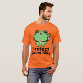 Frosch - Schütze queere Kinder T-Shirt (Vorne ganz)