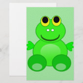 Frosch Scrapbook Paper Briefpapier (Vorne/Hinten)