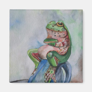 Frosch Seed Art 5.1 cm Square Magnet