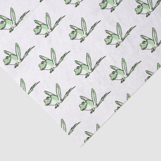 Frosch Seidenpapier (Ausschnitt)