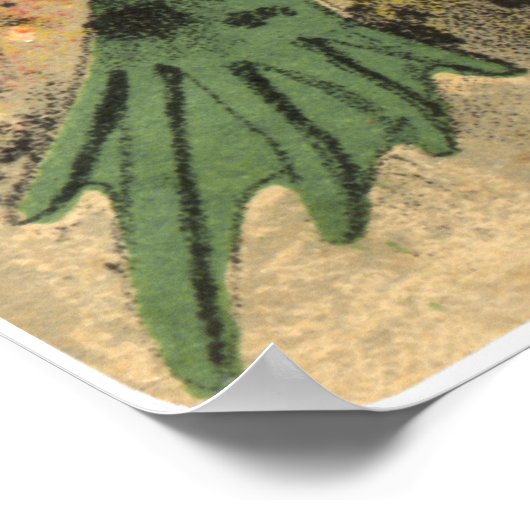 Frosch Serenade Poster (Ecke)