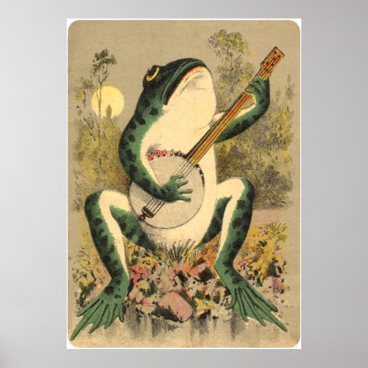 Frosch Serenade Poster (Vorne)