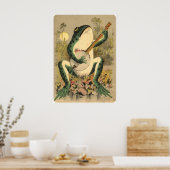 Frosch Serenade Poster (Küche)