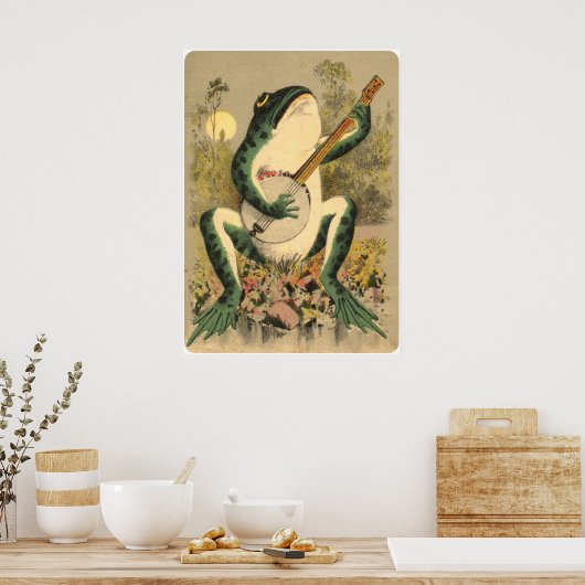 Frosch Serenade Poster (Küche)