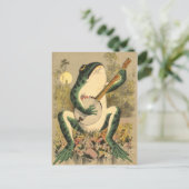 Frosch Serenade Postkarte (Stehend Vorderseite)