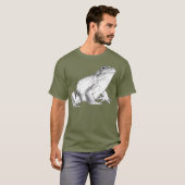 Frosch Shirt Bullfrog Art T - Shirt Cool Frosch Ge (Vorne ganz)