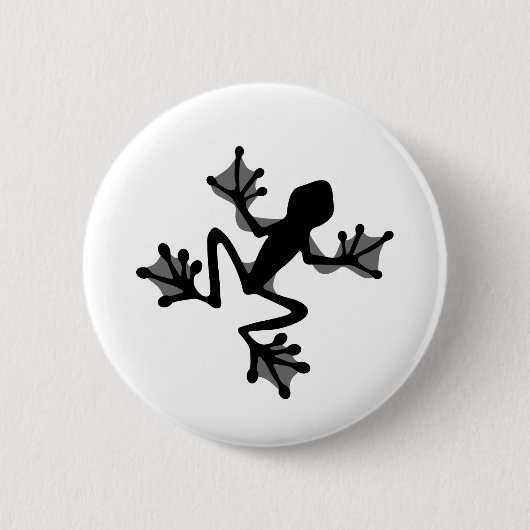 Frosch-Silhouette Button (Vorderseite)