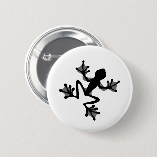 Frosch-Silhouette Button (Vorne & Hinten)