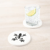 Frosch-Silhouette Getränkeuntersetzer (Seite)