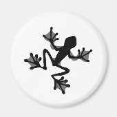 Frosch-Silhouette Magnet (Vorne)