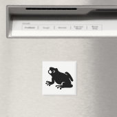 Frosch-Silhouette Magnet (In Situ (Geschirrspüler))