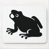 Frosch-Silhouette Mousepad (Vorne)