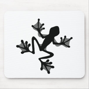 Frosch-Silhouette Mousepad