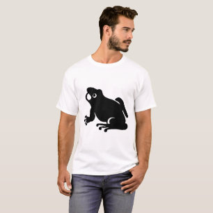 Frosch-Silhouette T-Shirt