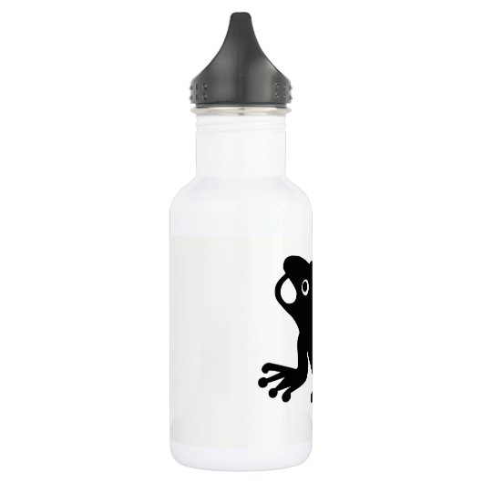Frosch-Silhouette Trinkflasche (Links)