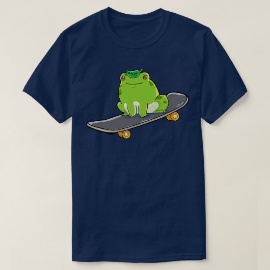 Frosch Skateboard T-Shirt (Design vorne)