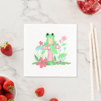 Frosch-Spaß-Servietten Serviette