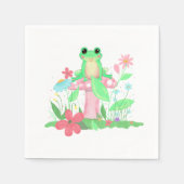 Frosch-Spaß-Servietten Serviette (Vorderseite)