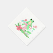 Frosch-Spaß-Servietten Serviette (Ecke)