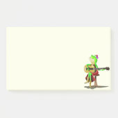 Frosch spielen Gitarre Funny Post es Notizen (Vorderseite)
