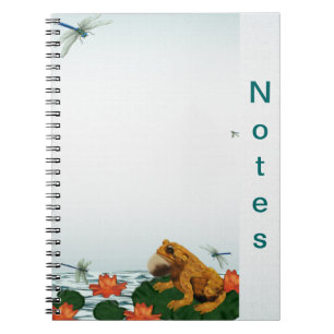 Frosch-Sprungs-Notizbuch Notizblock