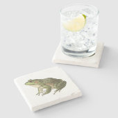 Frosch Steinuntersetzer (Seitenansicht)