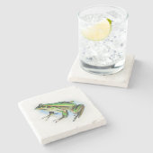 Frosch Steinuntersetzer (Seitenansicht)