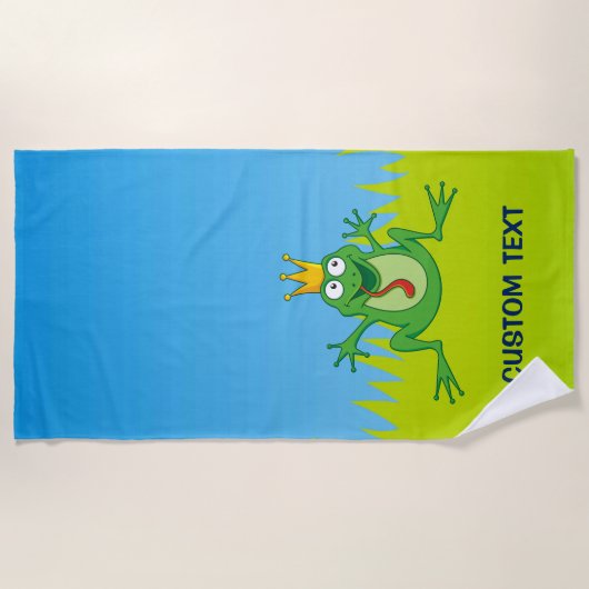 Frosch Strandtuch (Vorderseite)