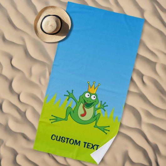 Frosch Strandtuch