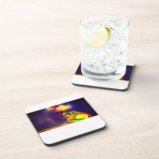 Frosch Summer Getränkeuntersetzer (Rechte Seite)