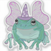 Frosch T-Shirt Aufkleber (Vorderseite)