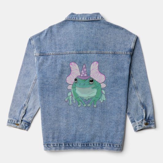 Frosch T-Shirt Jeansjacke (Rückseite)